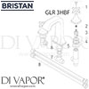 Bristan Glorious 3 Hole Bath Filler Spares